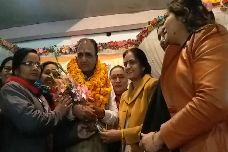 श्रीगंगानगर की खबर, workers welcomed district president