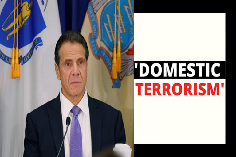 New York Governor on stabbing New York stabbing New York Governor Andrew Cuomo ജൂതർക്ക് നേരെ ആക്രമണം ജൂതർക്ക് ഐക്യദാർഢ്യം മതഭീകരവാദം ന്യൂയോർക്കിൽ ഹനുക്ക ആഘോഷത്തിനിടെ ആക്രമണം ഗവർണർ ആൻഡ്രൂ ക്യൂമോ ഹനുക്ക ആഘോഷത്തിനിടെ ആക്രമണം ന്യൂയോർക്കിൽ ജൂതർക്ക് നേരെ ആക്രമണം