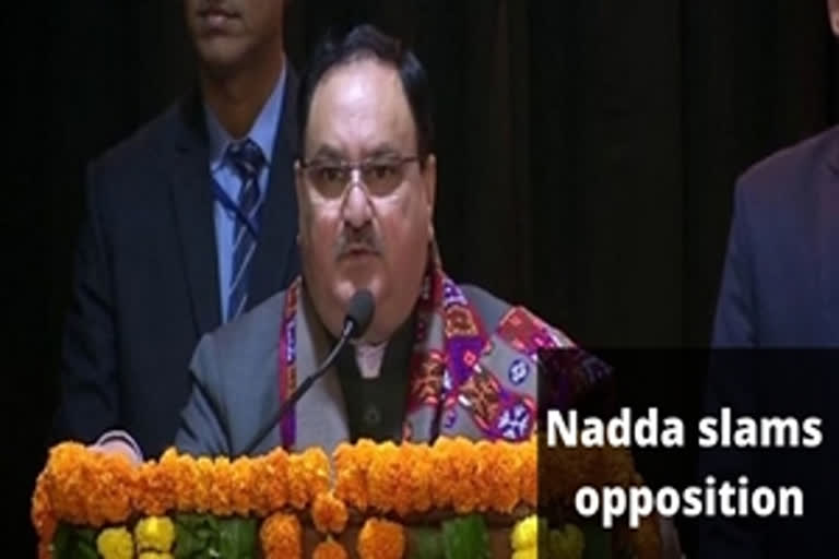 JP Nadda  BJP  Citizenship Act  Nadda slams Opposition  anti-Dalits  ജെ.പി. നദ്ദ  ദളിത് വിരുദ്ധര്‍  പൗരത്വ നിയം  ബിജെപി