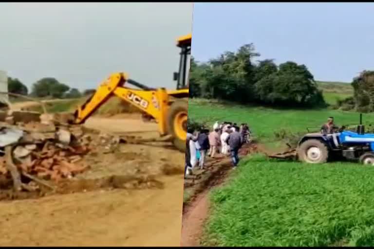 Tractor run on 10 acres of crop including 50 thousand fine