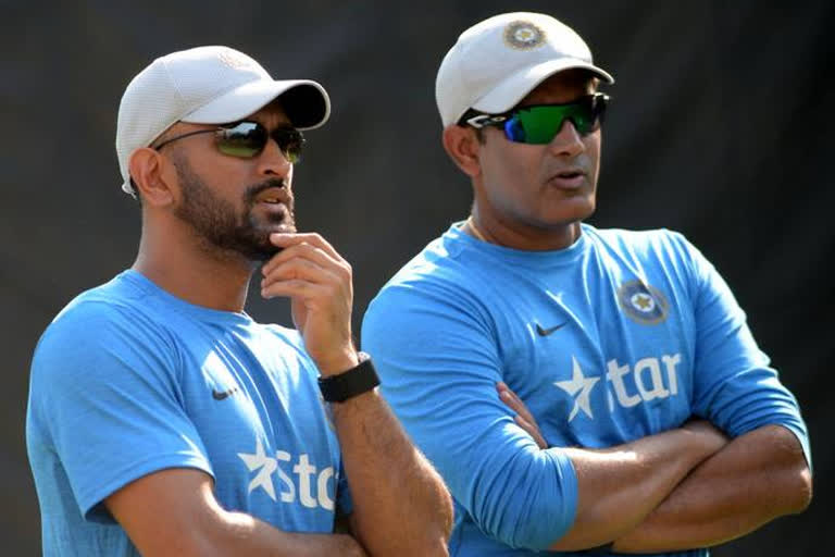 Dhoni, kumble