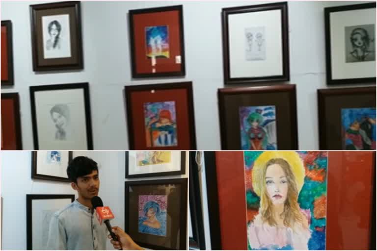 japan manga painting in kozhikkod  japan manga painting  ജപ്പാൻ മാംഗ ചിത്രപ്രദർശനം  ജപ്പാൻ മാംഗ കോഴിക്കോട്