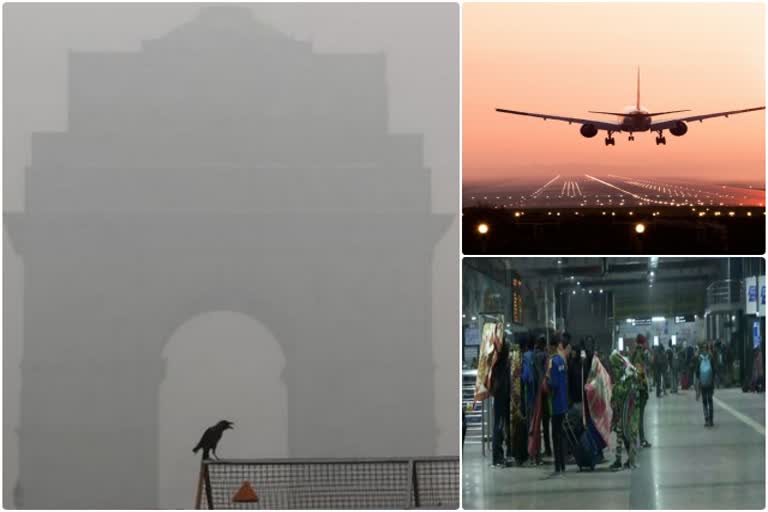 530 flights, 34 trains delayed in Delhi due to poor visibility