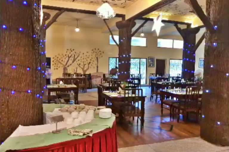 new-years-celebration-the-hotel-decorated-with-colored-lights-in-kodagu