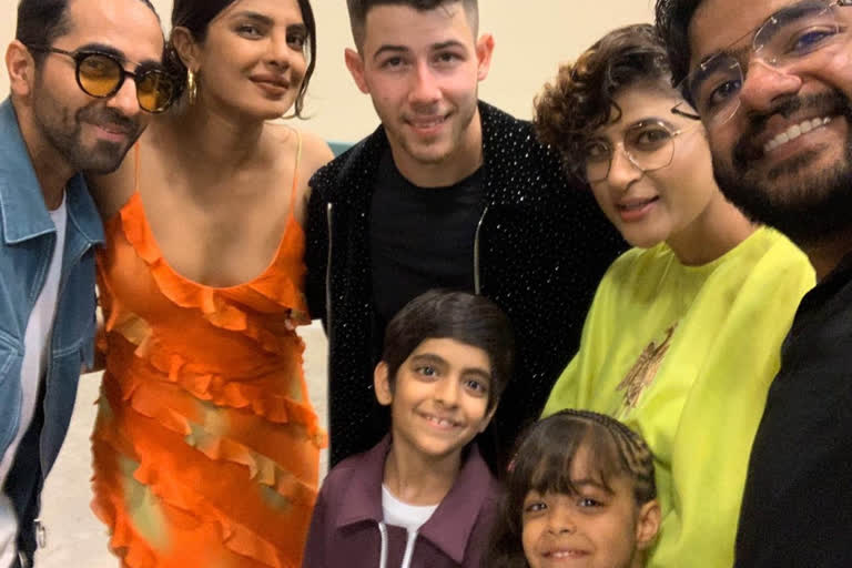 Ayushmann joins Nick Jonas in bahamas daughter dances with Priyanka