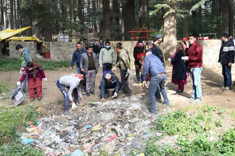 cleaniness campaign in manali