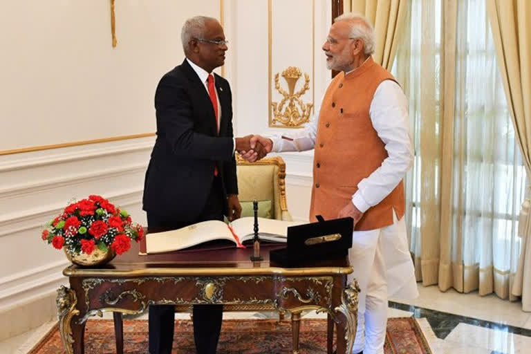 Prime Minister Narendra Modi and Maldivian President Ibrahim Mohamed Solih (File Photo)