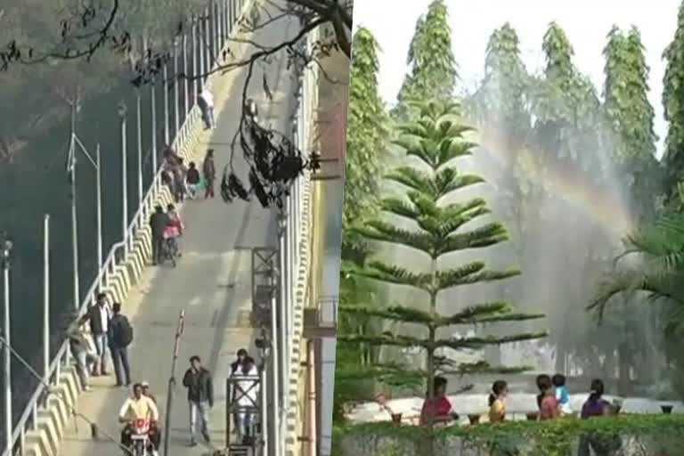 Crowd of Shailites in Tilaiya Dam