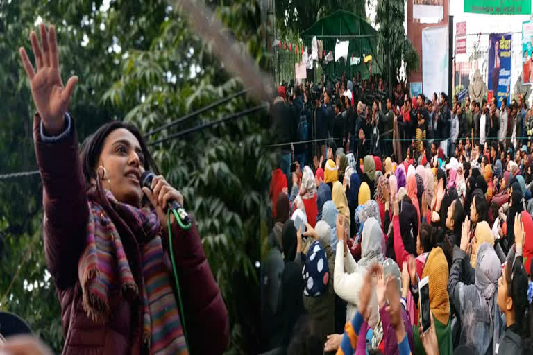 swara bhaskar thanked jamia students for awakening the country against caa