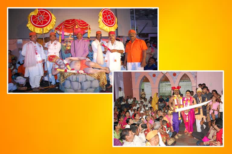 new year welcome ceremony in Vatavriksha Swami Samarth Temple