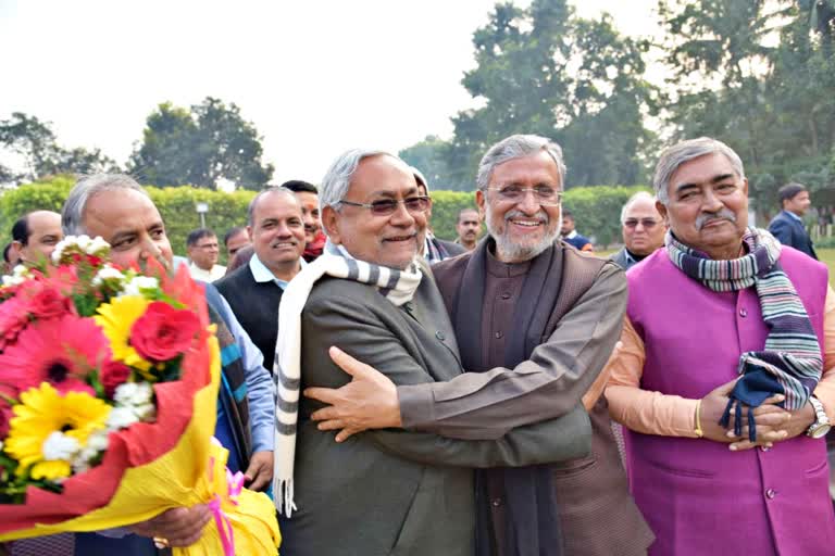 sushil modi wishes cm nitish kumar