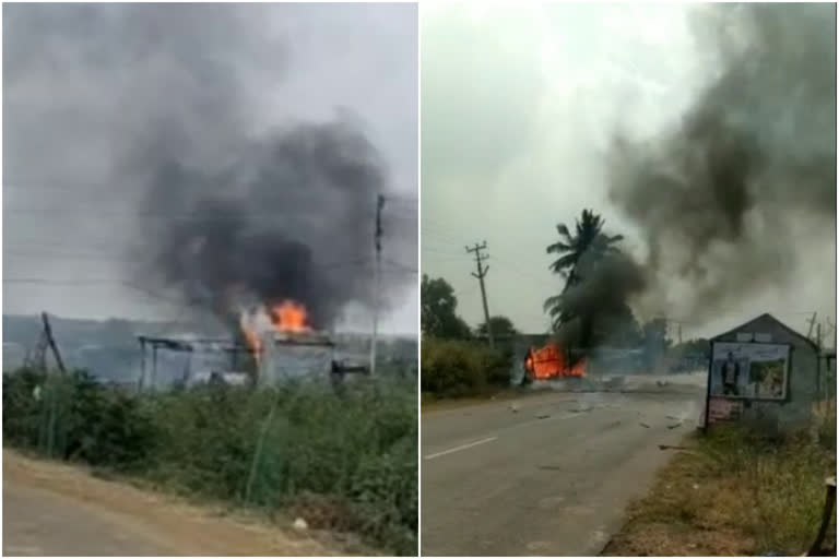 fire accident in khammam