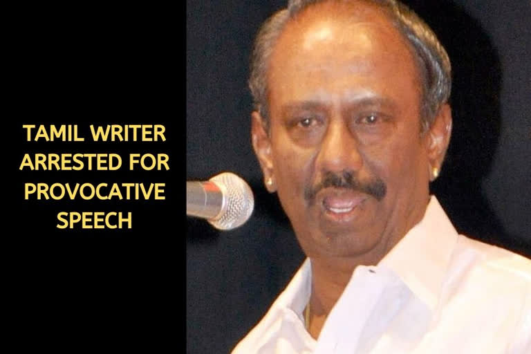 Tamil writer arrested for inciting speech at anti-CAA protest meet