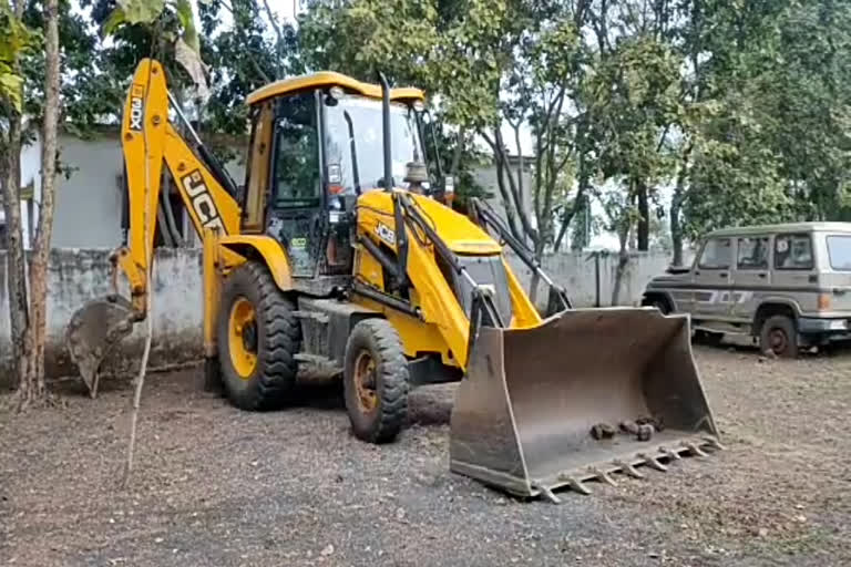 JCB seized by Forest Department