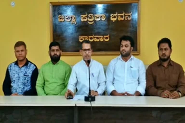 sdpi pressmeet at Karwar