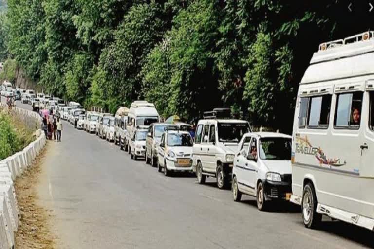 traffic problem in paonta sahib