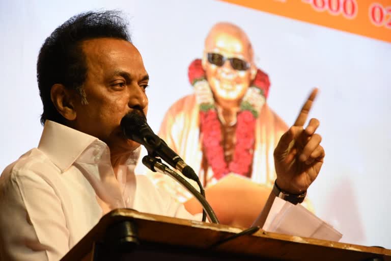 TN Opposition Leader and DMK Chief MK Stalin speaks about Hindi and Sanskrit  DMK Chief MK Stalin  MK Stalin speaks about Hindi and Sanskrit