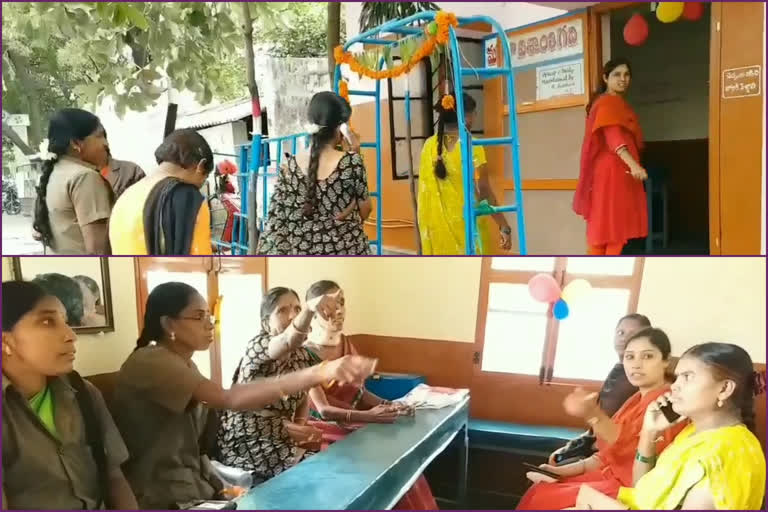 Restrooms for RTC female employees at karimnagar