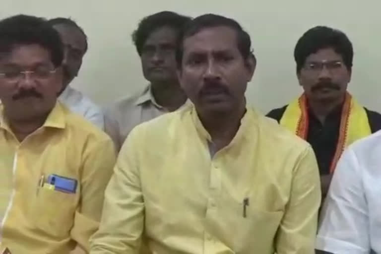 tdp ex mla palla srinivasarao media meet in gajuvaka vizag district