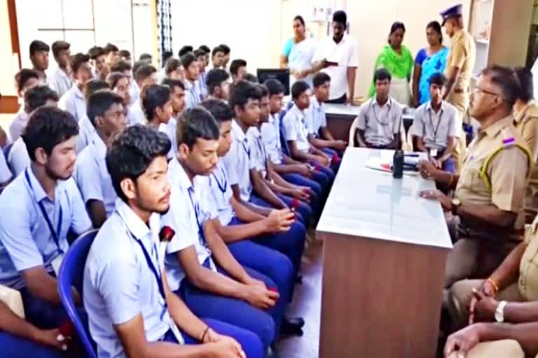 Student police meeting in tirupathoor