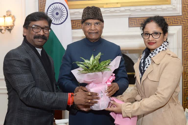 Chief Minister Hemant Soren meets President