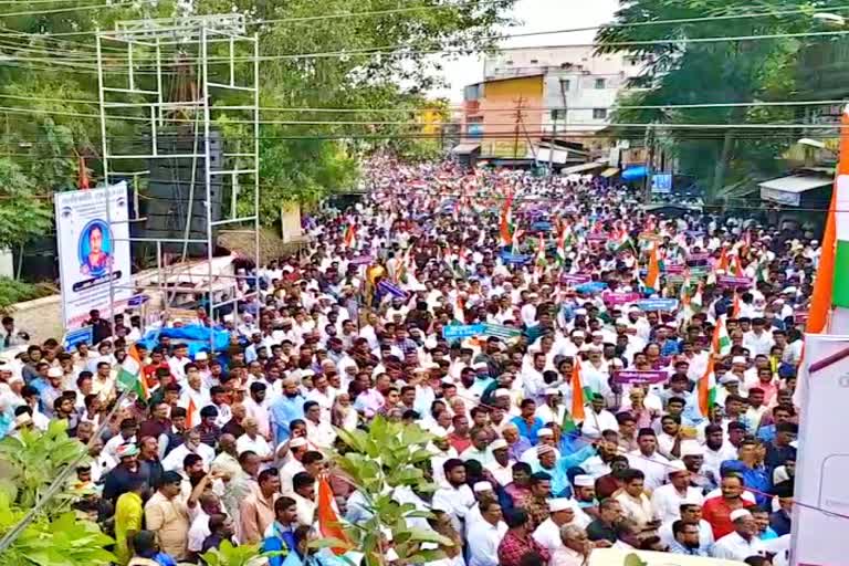 7000 people participated in caa protest, caa protest in tanjore, caa protest in tanjavur, ஆயிரக்கணக்கானோர் திரண்டு போராட்டம்