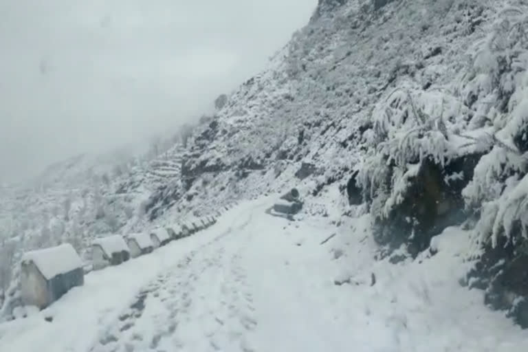 snowfall in chamba