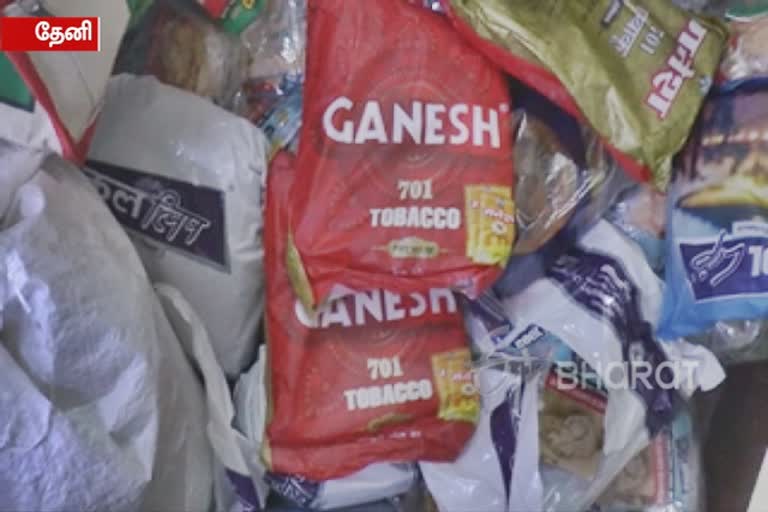 theni tobacco gutka seized