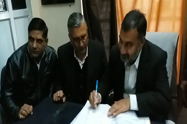 Shriganga Nagar Bar Association, नवनिर्वाचित अध्यक्ष विजय रेवाड़