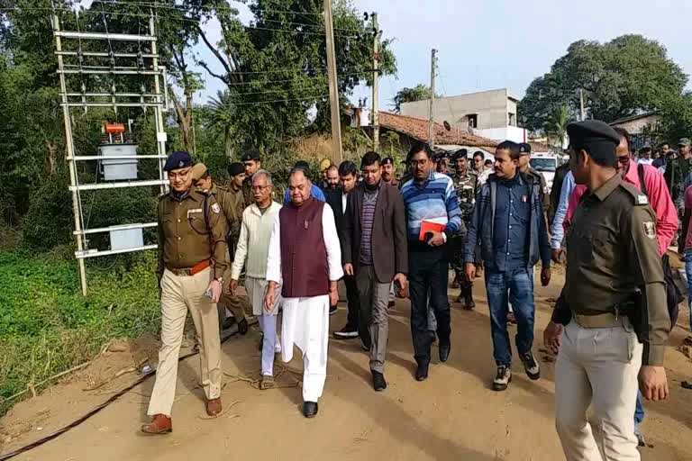 Ram narayan mandal inspected preparations of jal jivan hariyali