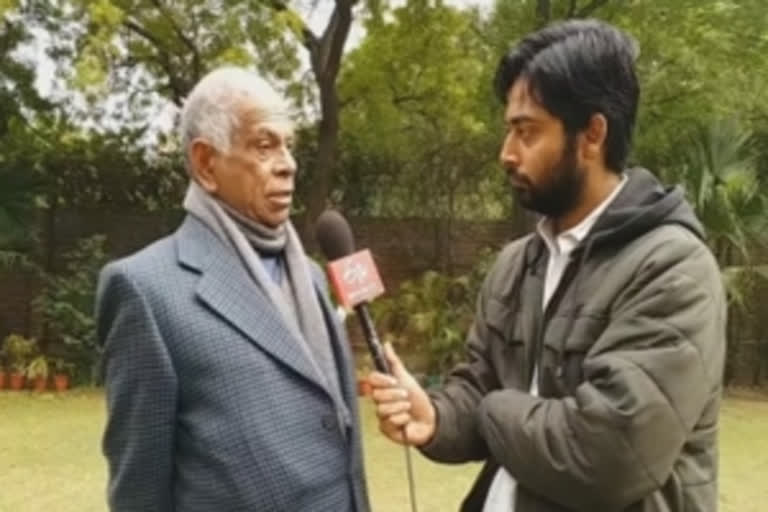 Former envoy KP Fabian speaking to ETV Bharat