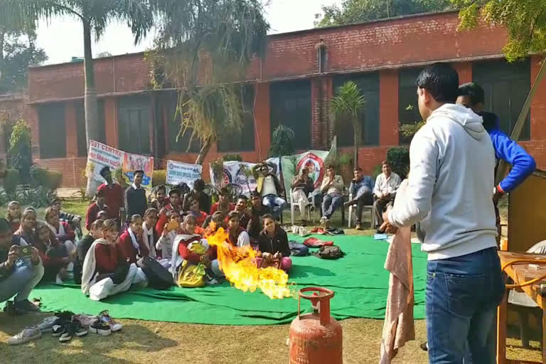 fire safety week by nss in panipat