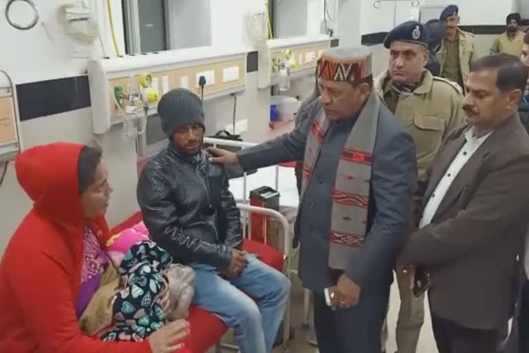 rajeev bindal met with injured in HRTC bus accident