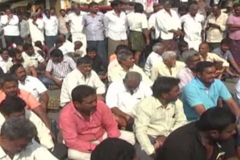 ap farmers protesting regular nineteen days