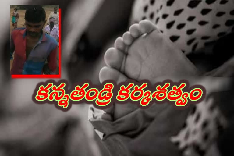 3months baby murdered by her father in kadapa district vempalli