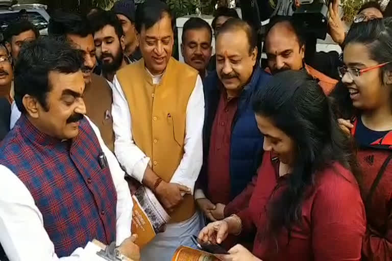 Rakesh Singh interacted with the public on CAA