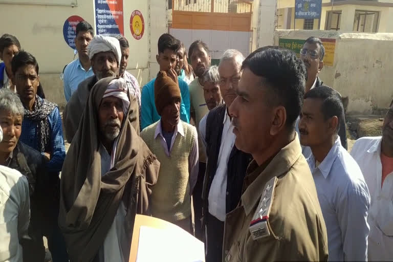 Police visits susceptible areas in Bansur, alwar news, अलवर न्यूज