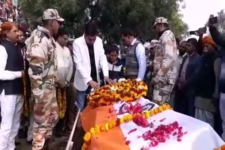 funeral of martyr, अलवर न्यूज