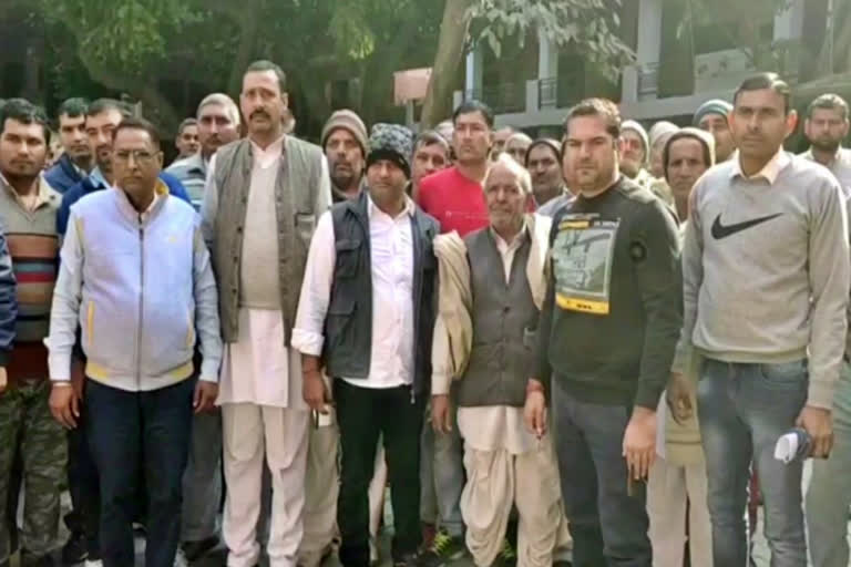 panipat sugarcane farmer protest