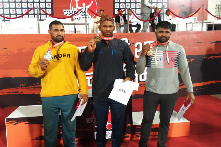 maharashtra kesari 2020 sunday all results, 70,86 and 92 kg group gold win solapur wrestler