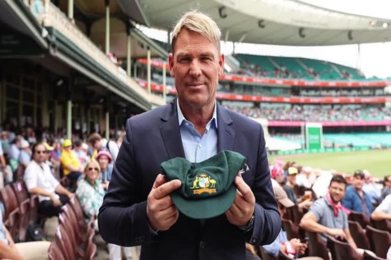 Warne to auction Baggy Green to raise money for bushfire victims