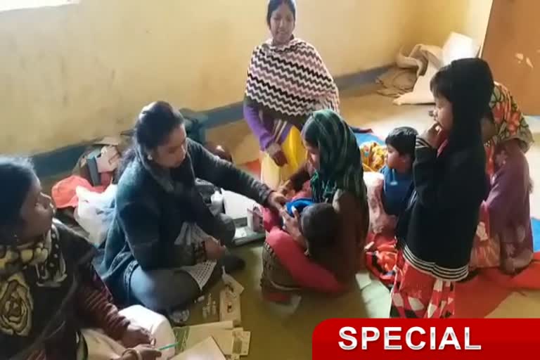 women of Ara Keram village campaigned to control population in ranchi