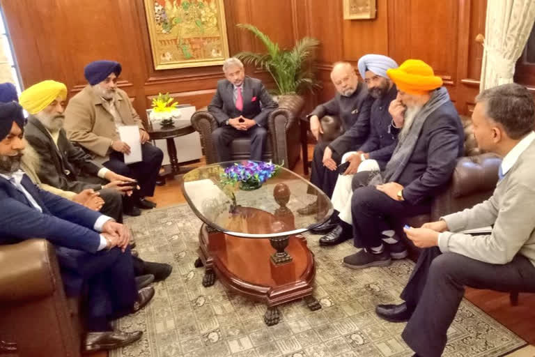 SAD delegation meets Jaishankar over security of Sikhs in Pakistan