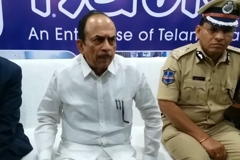 Telangana Home minister On Prison's Stall Inauguration  in Nampally Exhibition