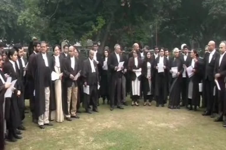 Lawyers read out preamble of Constitution at Supreme Court lawns