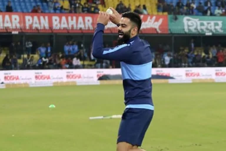 ViratKohli imitating Harbhajan