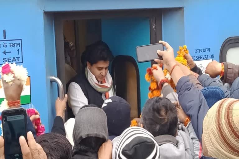 Jyotiraditya Scindia visits Madhya Pradesh