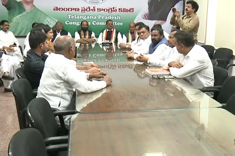 telangana pcc meeting