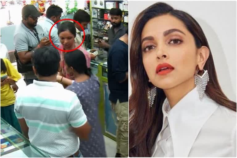 Deepika in Delhi Shops Act like Acid Victim