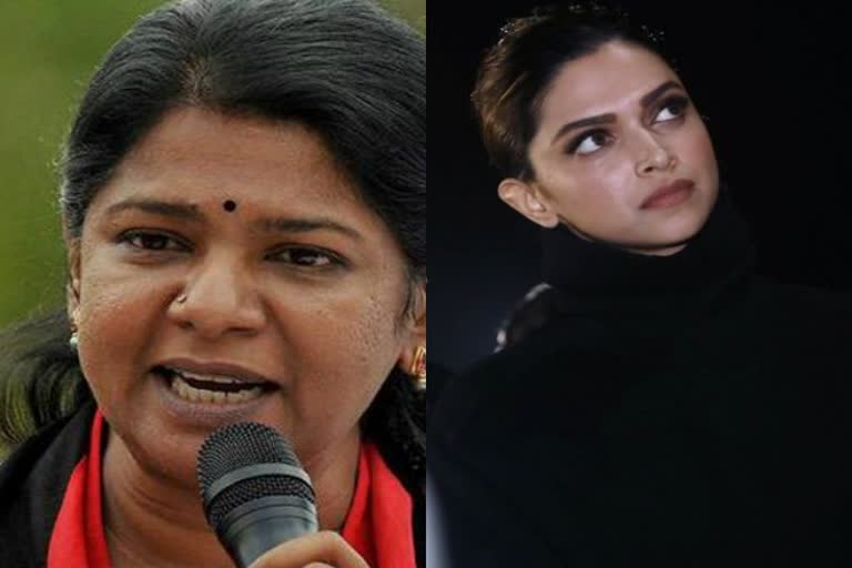 Kanimozhi slams criticism on Actress Deepika Padukone